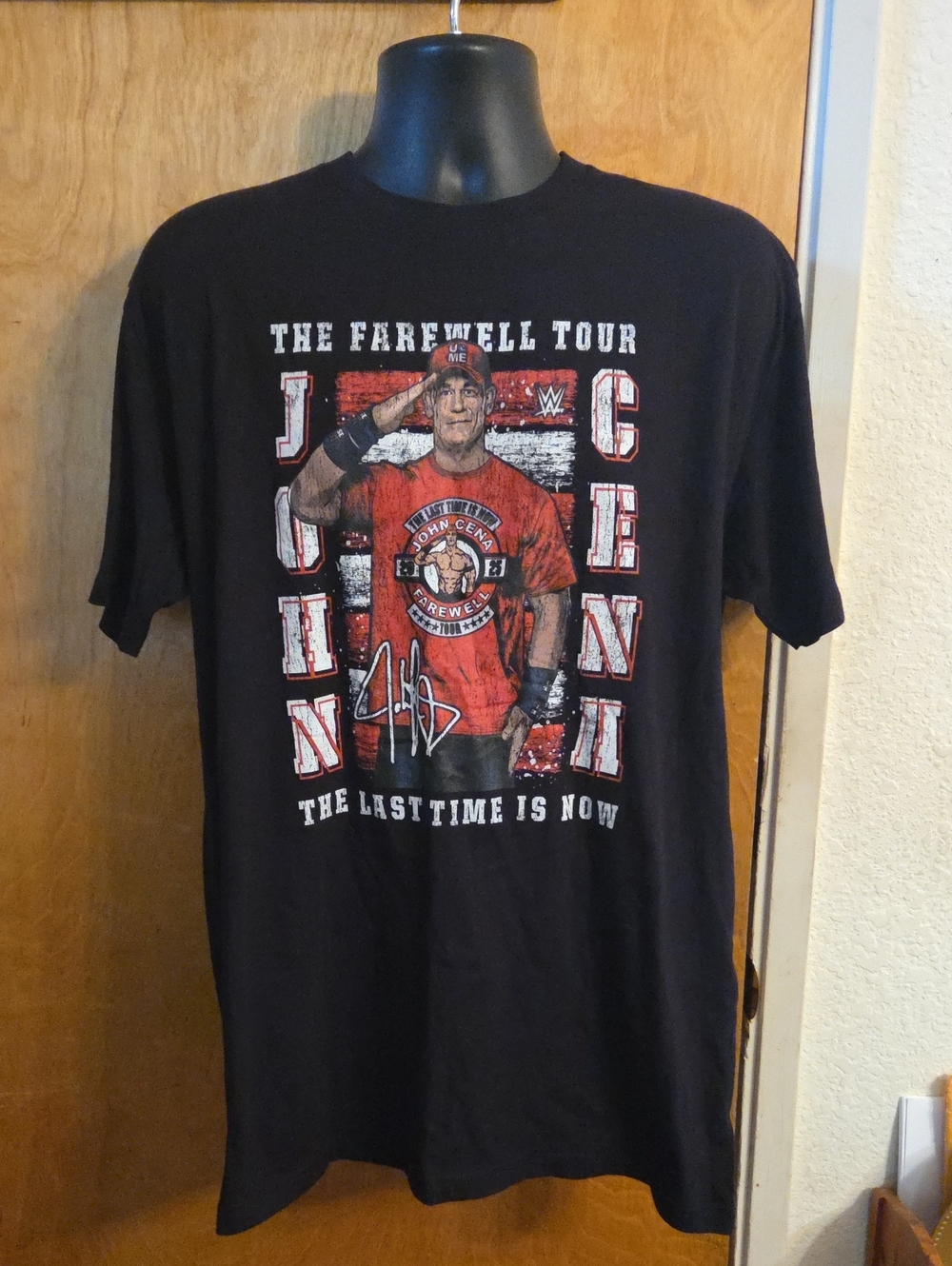 NWT 500 Level Mens Black John Cena The Last Time Is Now‎ T-Shirt XL